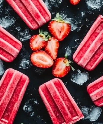 Sugar-Free Strawberry Popsicles – Just 3 Ingredients and Almost No Carbs