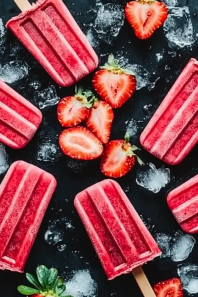 Sugar-Free Strawberry Popsicles – Just 3 Ingredients and Almost No Carbs