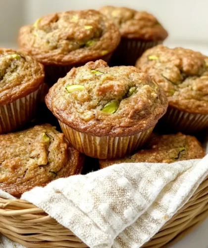 Sugar-Free Zucchini Muffins – Low-Carb, Moist, and Breakfast-Approved