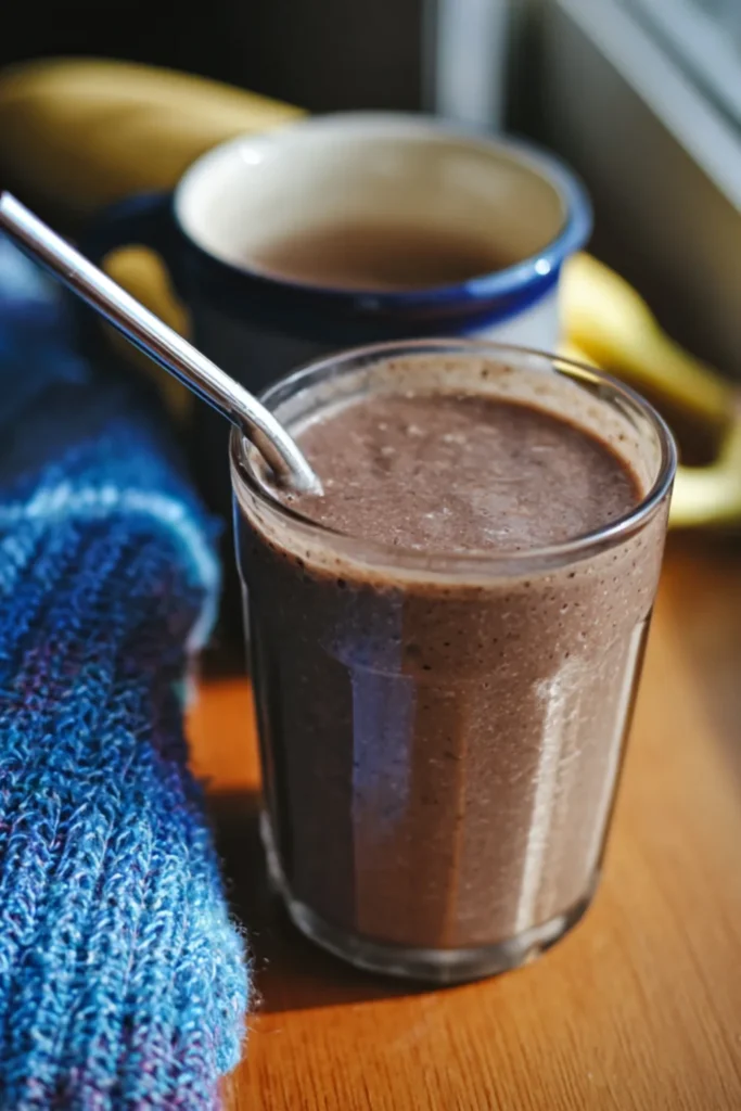 Chocolate Banana Smoothie – Sugar-Free, Creamy, and Surprisingly Nutritious