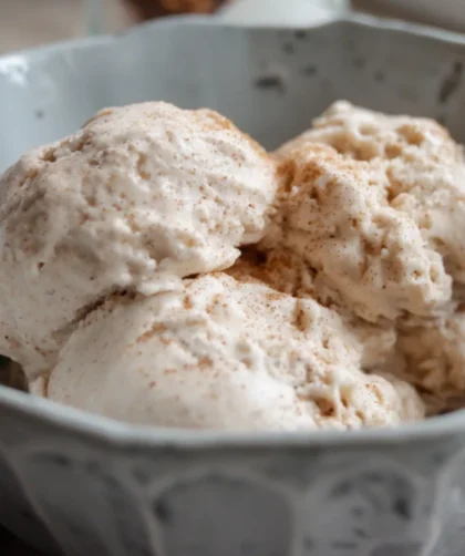 Cinnamon Ice Cream – Sugar-Free, Creamy, and Warmly Spiced