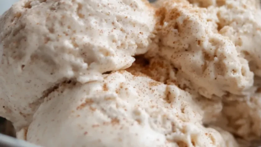 Cinnamon Ice Cream – Sugar-Free, Creamy, and Warmly Spiced