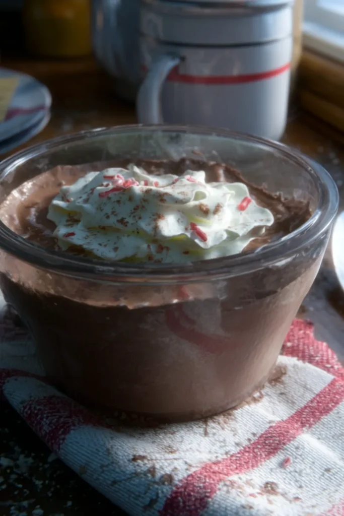 Mocha Pudding – Sugar-Free, Creamy, and Peppermint-Cool