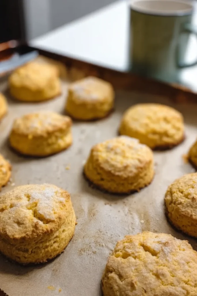 Pumpkin Scones – Low Sugar, Fluffy, and Fall-Ready