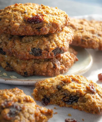 Sugar-Free Oatmeal Raisin Cookies – Chewy, Soft, and Totally Guilt-Free