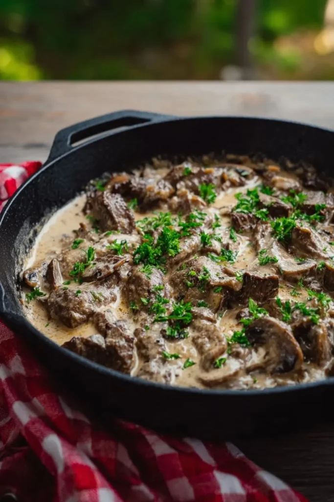 Gordon Ramsay's Beef Stroganoff – Keto Edition