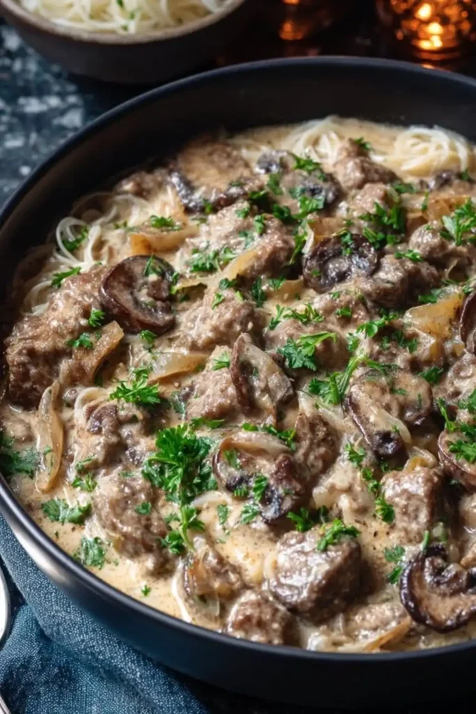 Gordon Ramsay's Beef Stroganoff – Keto Edition