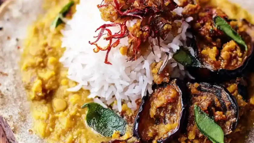 Jamie Oliver Aubergine Daal With Handmade Chapatis