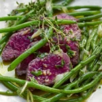 Jamie Oliver Beef Carpaccio with Marinated Bean Salad