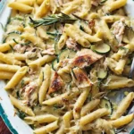 Jamie Oliver Carbonara of Smoked Mackerel With Courgette & a Squeeze of Lemon