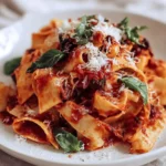 Jamie Oliver Cheat’s Homemade Pappardelle with Quick Tomato Sauce