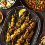 Jamie Oliver Roasted Veg Vindaloo With Golden Gnarly Chicken Skewers Chickpeas, Cauliflower & Spinach