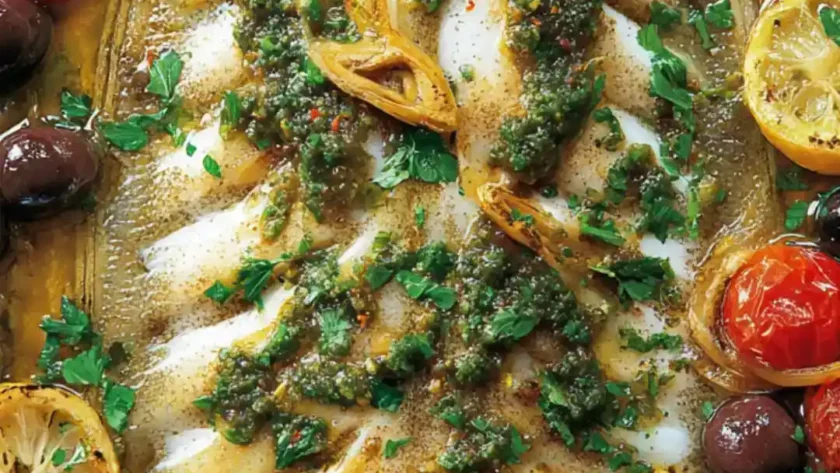 Jamie Oliver The Nicest Tray-Baked Lemon Sole