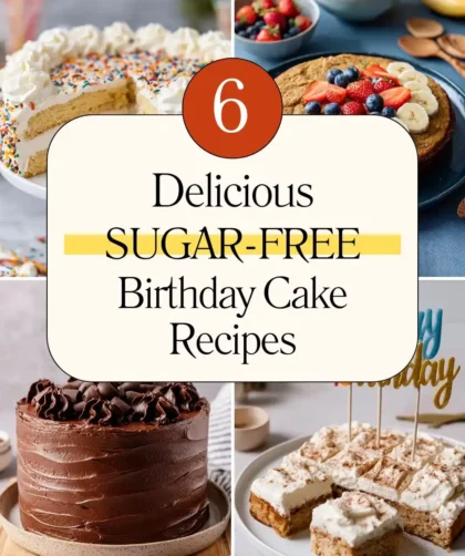 6 Delicious Sugar-Free Birthday Cake Recipes