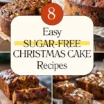 8 Easy Sugar-Free Christmas Cake Recipes