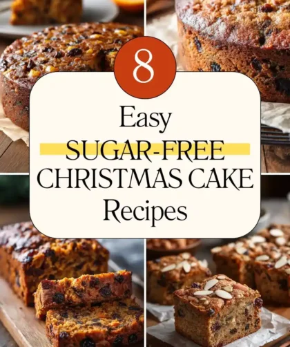 8 Easy Sugar-Free Christmas Cake Recipes