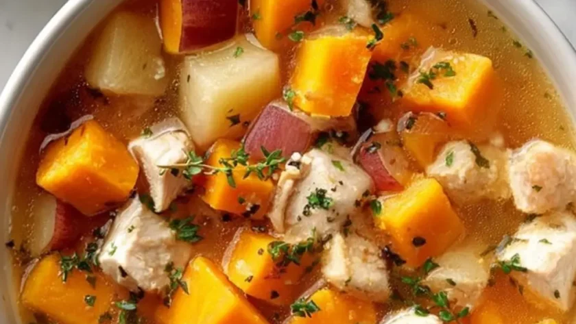 Butternut Turkey Soup