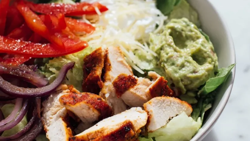 Chicken Fajita Salad Bowls Recipe