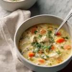 Creamy Chicken and Rice Soup