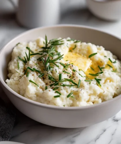 Low Carb Mashed Cauliflower Recipe