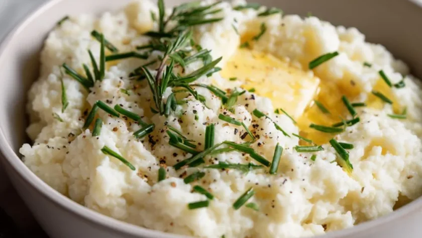 Low Carb Mashed Cauliflower Recipe