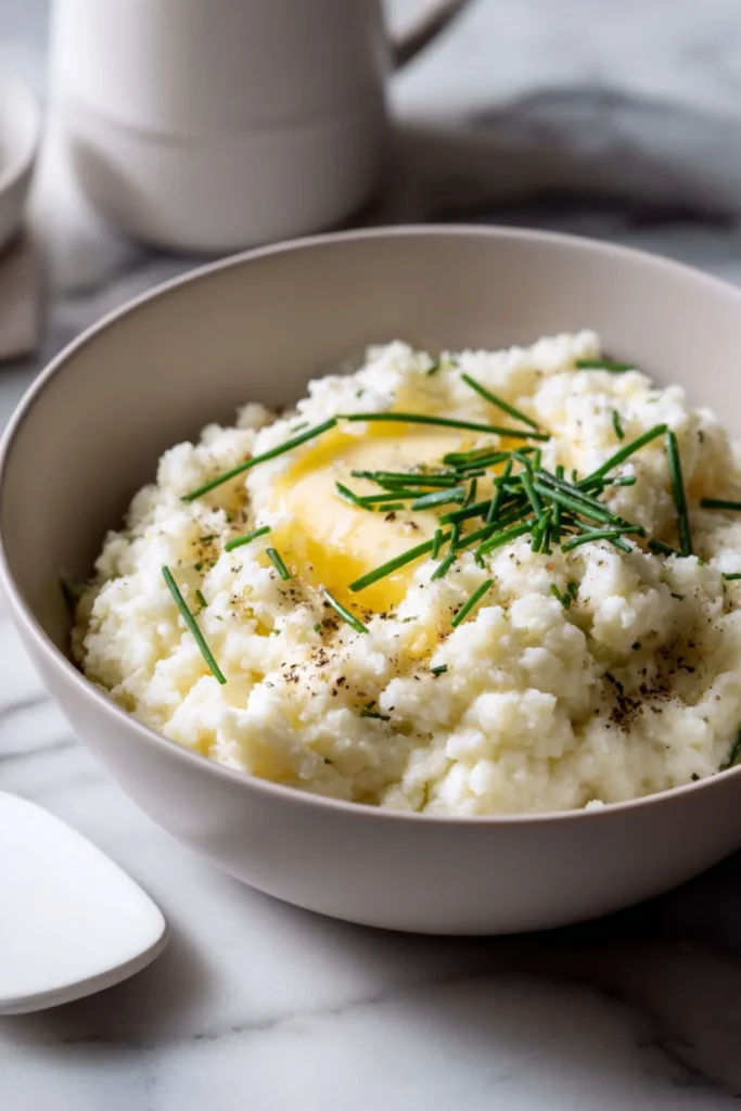 Low Carb Mashed Cauliflower Recipe
