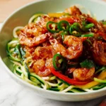 Pioneer Woman Spicy Shrimp Stir-Fry with Zucchini Noodles Recipe